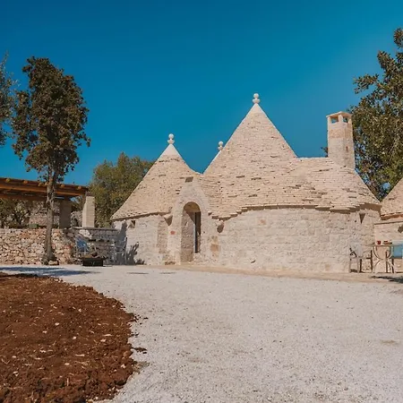 Вилла Lux Apulian Inside Trulli With Unique Pool Кастеллана-Гротте