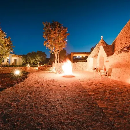 Вилла Lux Apulian Inside Trulli With Unique Pool Кастеллана-Гротте