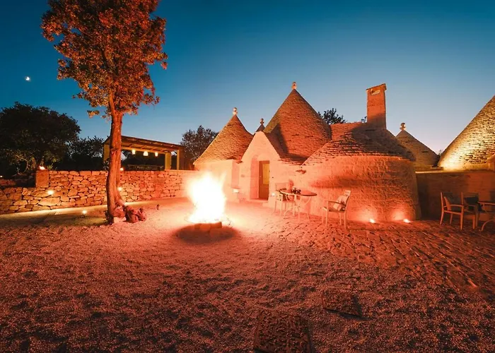 Lux Apulian Inside Trulli With Unique Pool
