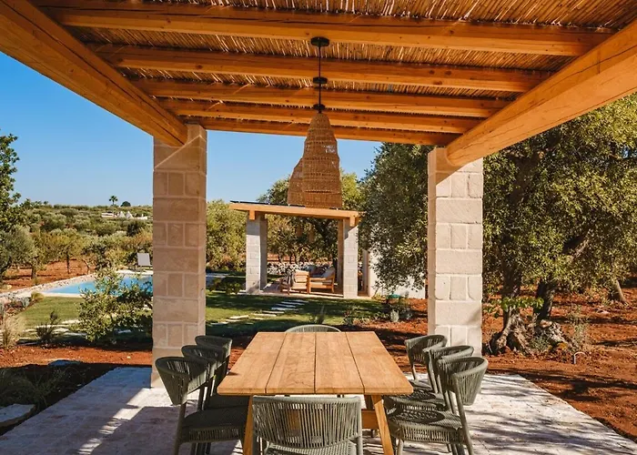 Lux Apulian Inside Trulli With Unique Pool