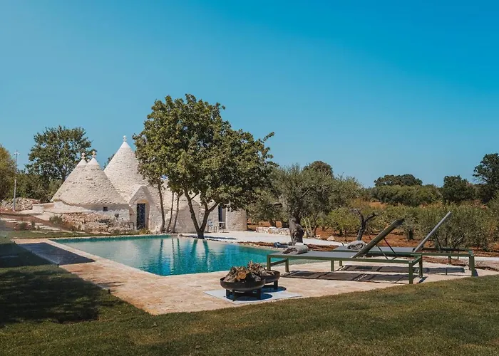 Lux Apulian Inside Trulli With Unique Pool Villa *