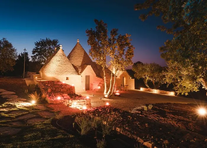Lux Apulian Inside Trulli With Unique Pool * Castellana Grotte