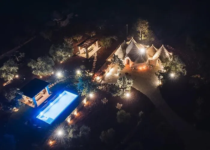 Villa Lux Apulian Inside Trulli With Unique Pool