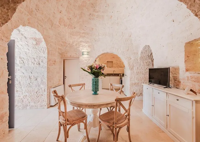 Villa Lux Apulian Inside Trulli With Unique Pool *