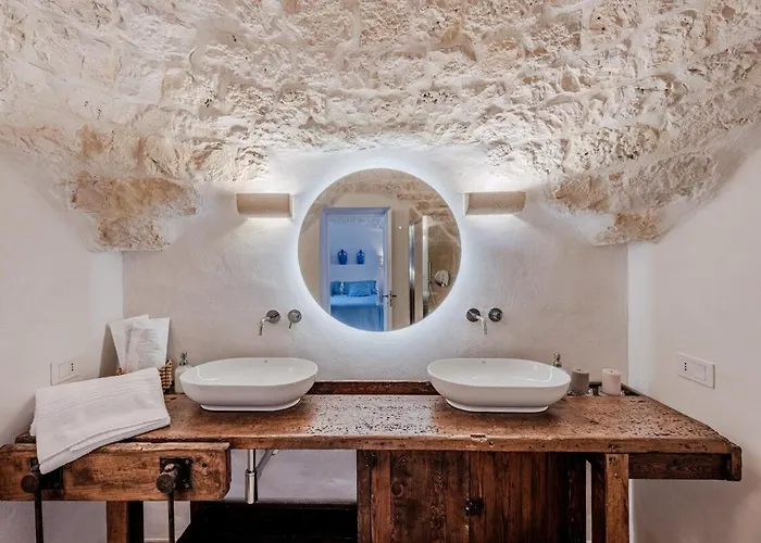 Villa Lux Apulian Inside Trulli With Unique Pool *